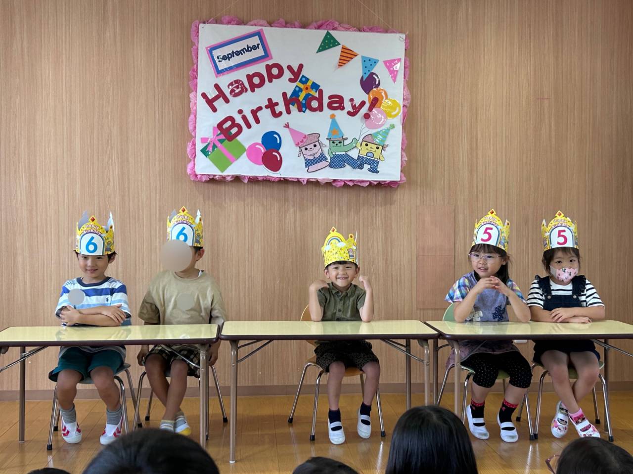 September Birthday Party! (お誕生日会)‪ ☆ Kindyクラス(年少・年中・年長クラス)